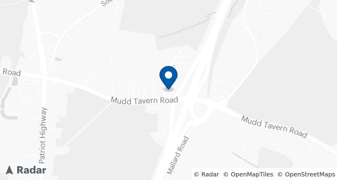Map of Dairy Queen Location:: 5115 Mudd Tavern Rd, Woodford, VA, 22580-9658